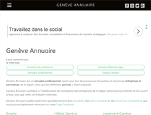 Tablet Screenshot of geneve-annuaire.ch